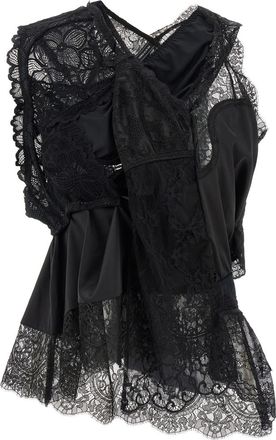 Junya Watanabe Black Top Junya Watanabe X Peach John