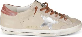 Golden Goose Super Star Leather Upper And Tongue Suede Penstar Lamin