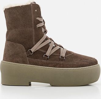 Gia Borghini Green Lace Up Boots