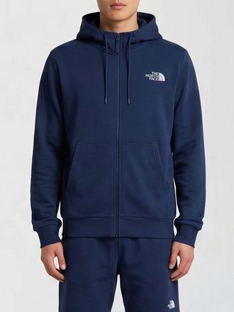 The North Face Felpa con cappuccio e zip in cotone con logo