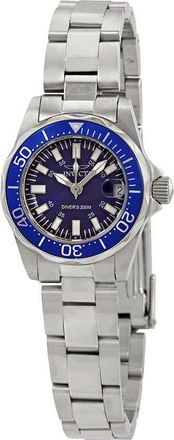 Invicta Sapphire Diver Blue Dial Stainless Steel Ladies Watch 7060