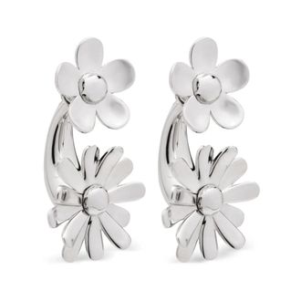 Marc Jacobs Daisy Wild Statement Earring - female - Marc Jacobs - Earrings - Gray - ONE SIZE - Accessories