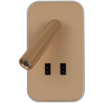 OEM Aplique Led De 8w Con Foco E Interruptor Doria Wl839571gd Italux