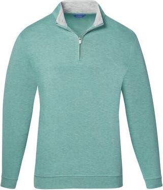 David Donahue Quarter Zip Pullover in Sage at Nordstrom Rack, Size Xx-Large