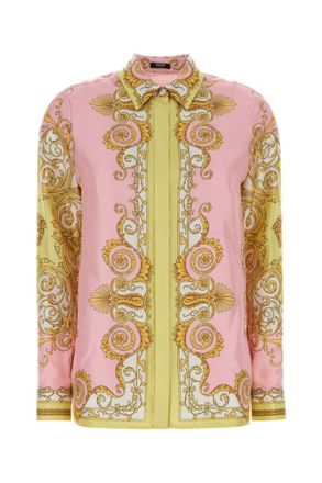 Versace Multicolor Regular Printed Shirt