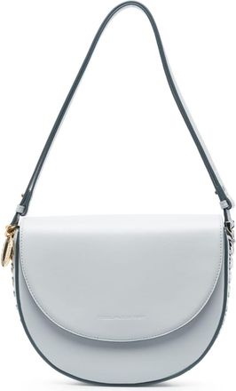 Stella McCartney medium Frayme shoulder bag - women - Polyester/Polyurethane/Polyurethane/Polyamide - OS - Blue