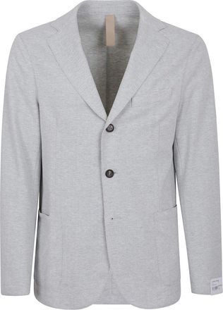 Eleventy Single-Breasted Lightweight Stretch Cotton Blazer