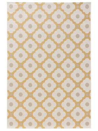 benuta Alfombra de exterior & interior beige/amarillo 120x170
