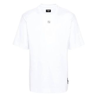 Fendi FF Applique Cotton Oversized T-Shirt, Size X-Large