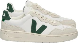 Veja V-90 Leren Sneakers - Heren - Schoenen - Veelkleurig - Maat: 42 EU Katoen