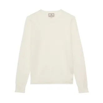 Ines De La Fressange Dames, Truien, Beige, Maat: M Katoen