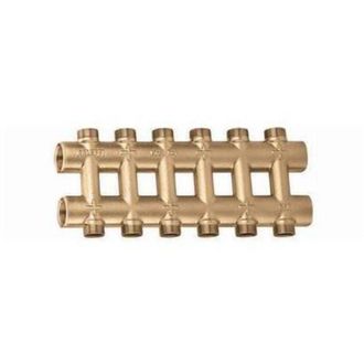 Caleffi Collettore Complanare Fuso Monoblocco Misura: 3/4 8+8 Deriv