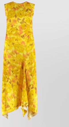 Acne Studios printed asymmetric midi dress