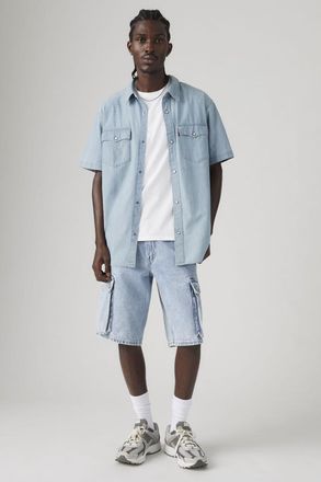 Levi's 478 Baggy Cargo Shorts - Hombre - 28X12 - Lavado claro / My Pockets Full Shorts