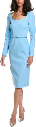 Oscar De La Renta Oscar De La Renta Scoop Neck Pencil Dress