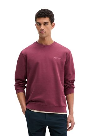 Marc O'Polo Sweatshirt MARC OPOLO, Herren, Gr. XXL, acai, Sweatware, Obermaterial: 100% Baumwolle, regular fit normal, Rundhals, B&uuml;ndchen, Sweatshirts Sweatshirt,