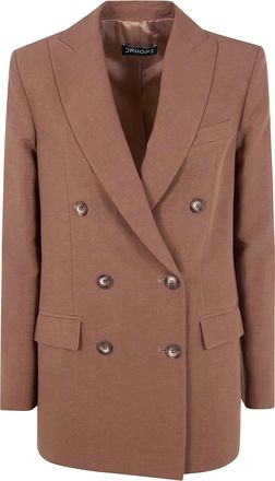 DRHOPE Double Breasted Blazer Jacket