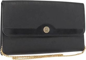 Dior Pre-owned Plastic Vintage Schoudertas - Dames - Vintage Clutch - Zwart - ONE Size - Leer - Vintage