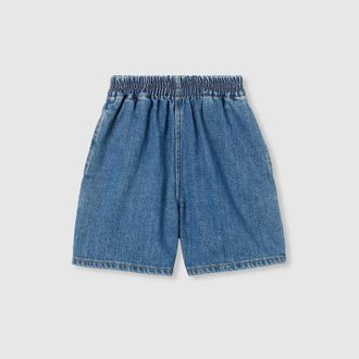 Gucci Kids - Lasered Denim Shorts, Ready-to-wear