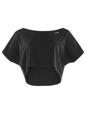 Winshape Oversize-Shirt WINSHAPE DT104, Damen, Gr. XXL, schwarz, 80% Polyester, 20% Elasthan, U-Boot-Ausschnitt, Shirts Oversize-Shirt, Functional