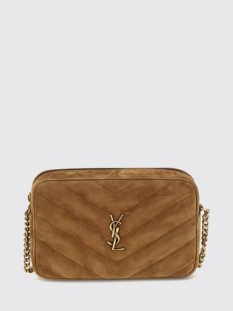 Saint Laurent Camera bag LouLou mini in pelle matelass&eacute; con logo YSL