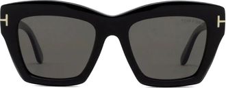 Tom Ford Eyewear Occhiali da sole geometrici - Nero