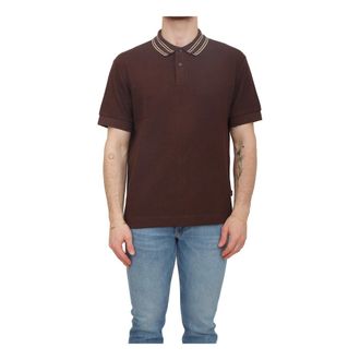 HUGO BOSS Hugo, Polo Shirts, male, Brown, Size: 3XL Polo Shirt