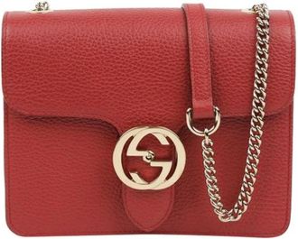 Gucci Pre-owned Cross Body Bags, female, Red, Size: ONE SIZE Pre-owned Cross Body Bag