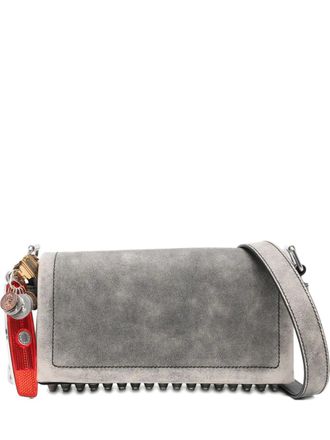 Alexander Wang Borsa a spalla con borchie e battente - Grigio