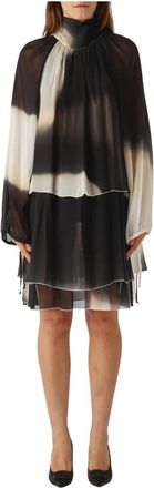 Liviana Conti Kleedjes, Dames, Veelkleurig, M, Sfumato Short Dress