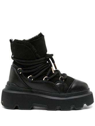 INUIKII Stivali stringati Endurance Trekking - Nero