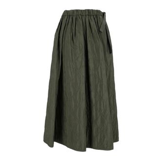 Max Mara Briose Midi Rok - Dames - Rokken - Groen - Maat: 2XS Polyamide
