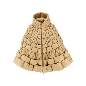 RAXXY Woven-effect down cape Woman S