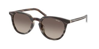 Prada PR D15SD Asian Fit 23P30S Mens Sunglasses Brown Size 52