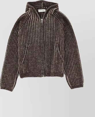 Our Legacy hooded long sleeve knitwear pockets