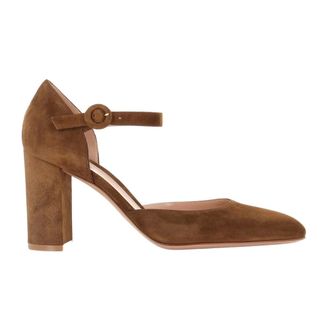 Gianvito Rossi Dames, Schoenen, Bruin, Maat: 40 EU Leer