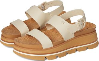 Reef Vista Luxe Liah Womens Wedge Shoes White/Tan : 11 B - Medium