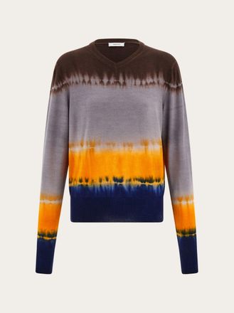 Ferragamo Women Tie dye pullover Brown