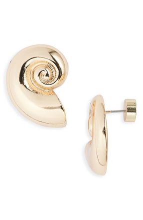 Nordstrom Nautilus Earrings in Gold at Nordstrom