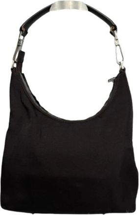 Gucci Pre-owned Shoulder Bags, female, Black, Size: ONE SIZE Pre-owned Vintage Shoulder Bag