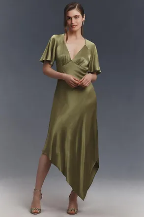 Mare Mare Asymmetric Maxi Slip Dress