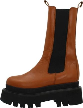 Yellow Bot&iacute;n Chelsea Cleveland - Shoes - Mujer - Marr&oacute;n - 40 EU