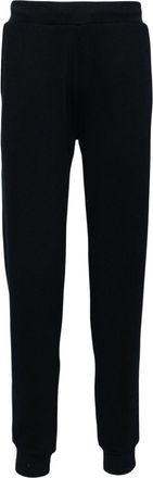 Corneliani tapered track pants - men - Polyamide/Elastane/Cotton - 52 - Blue