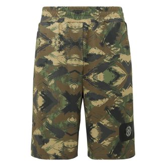 Plein Sport Jogging Shorts - Heren - Outdoor korte broeken - Groen - XS - Polyester - Fitness