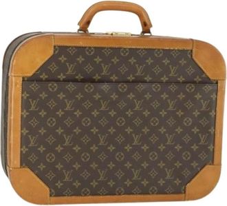 Louis Vuitton Pre-owned Weekend Bags, female, Brown, Size: ONE SIZE Pre-owned Canvas Travel Bag