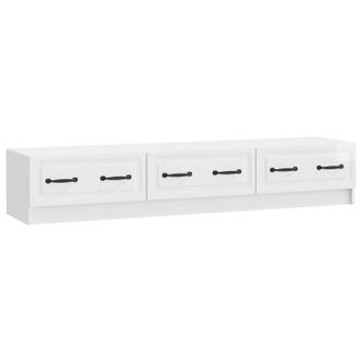 vidaXL Mueble De Tv Brillante 147 X 34,5 X 27 Cm Madera De Ingenier&iacute;a Vidaxl