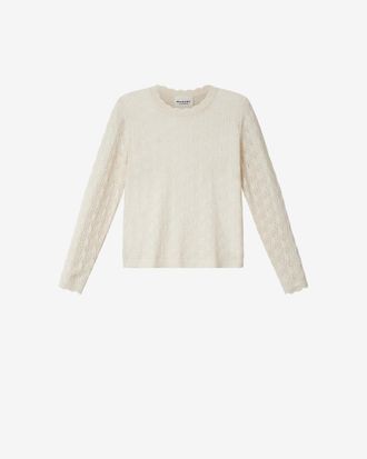 Isabel Marant Pull Obeline En Alpaga - Femme - &Eacute;cru - Taille 34 - Marant &Eacute;toile
