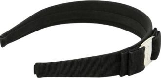 Ferragamo Pre-owned Accessories, female, Black, Size: ONE SIZE Pre-owned Cotton Hair Accessory