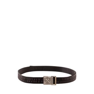 Off-white Belts, unisex, Black, Size: M Heritage Tape Belt
