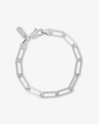 Melinda Maria Womens Samantha Chain Link Bracelet In Silver